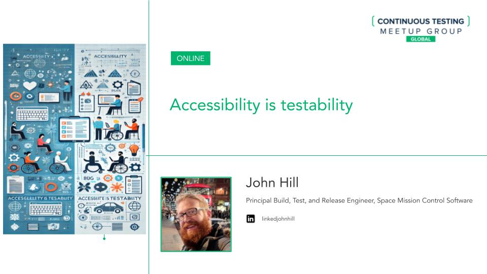 Accessibility is testability