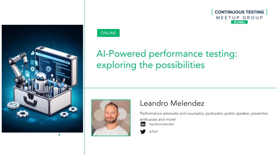 💻 AI-Powered performance testing: exploring the possibilities