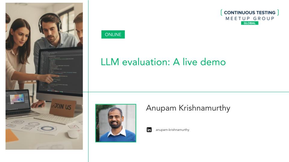 LLM evaluation: A live demo